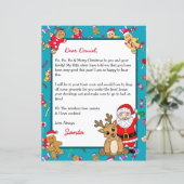 Persoonlijke brief van de Kerstman (Staand voorkant)