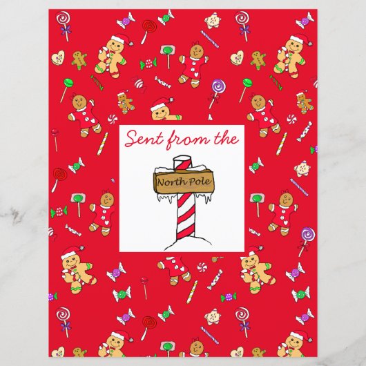 Persoonlijke brief van de Kerstman (Achterkant)