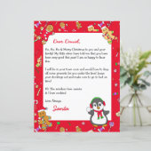 Persoonlijke brief van de Kerstman (Staand voorkant)