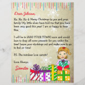 Persoonlijke brief van de Kerstman (Voorkant)