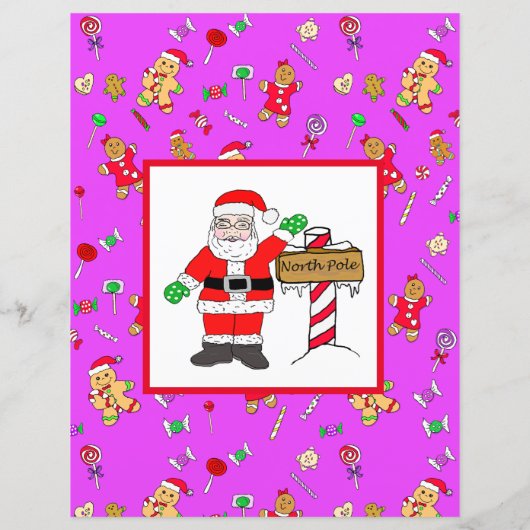 Persoonlijke brief van de Kerstman (Achterkant)