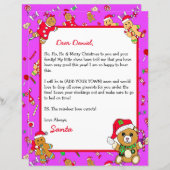 Persoonlijke brief van de Kerstman (Voorkant / Achterkant)