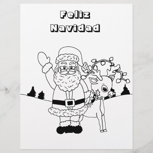 Persoonlijke brief van de Kerstman met Latijns-Ame (Achterkant)