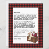 Persoonlijke brief van de Kerstman Rood & Zwart ge (Voorkant)