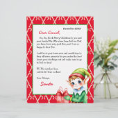 Persoonlijke brief van de Kerstman voor kinderen (Staand voorkant)