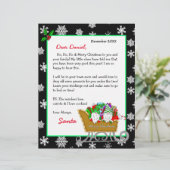 Persoonlijke brief van de Kerstman voor kinderen (Staand voorkant)