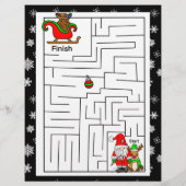 Persoonlijke brief van de Kerstman voor kinderen (Achterkant)