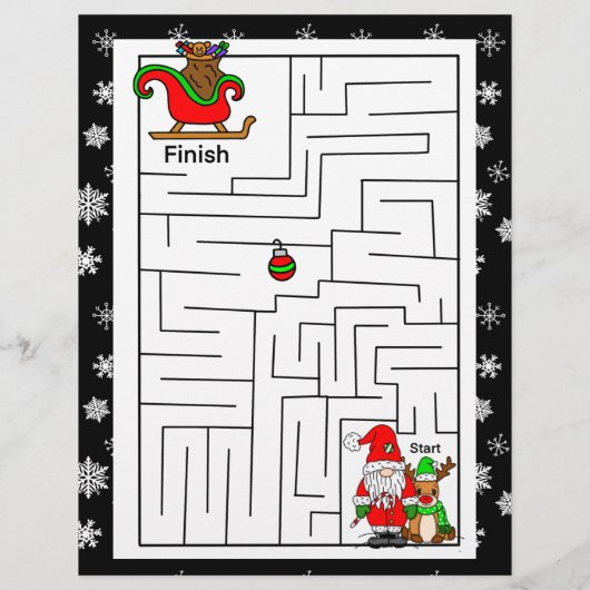 Persoonlijke brief van de Kerstman voor kinderen (Achterkant)