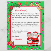 Persoonlijke brief van de Kerstman voor kinderen (Voorkant)