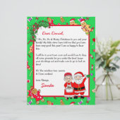 Persoonlijke brief van de Kerstman voor kinderen (Staand voorkant)