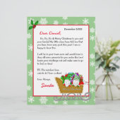 Persoonlijke brief van de Kerstman voor kinderen (Staand voorkant)