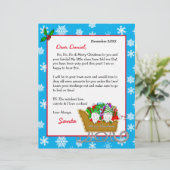 Persoonlijke brief van de Kerstman voor kinderen (Staand voorkant)