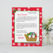 Persoonlijke brief van de Kerstman voor kinderen (Staand voorkant)