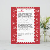 Persoonlijke brief van de Kerstman voor kinderen (Staand voorkant)