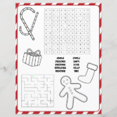 Persoonlijke brief van de Kerstman voor kinderen (Achterkant)