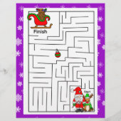 Persoonlijke brief van de Kerstman voor kinderen (Achterkant)