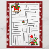 Persoonlijke brief van de Kerstman voor kinderen (Achterkant)