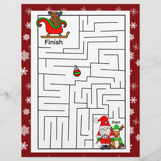 Persoonlijke brief van de Kerstman voor kinderen (Achterkant)