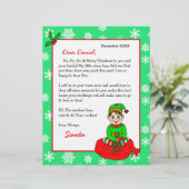 Persoonlijke brief van de Kerstman voor kinderen (Staand voorkant)