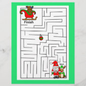 Persoonlijke brief van de Kerstman voor kinderen (Achterkant)