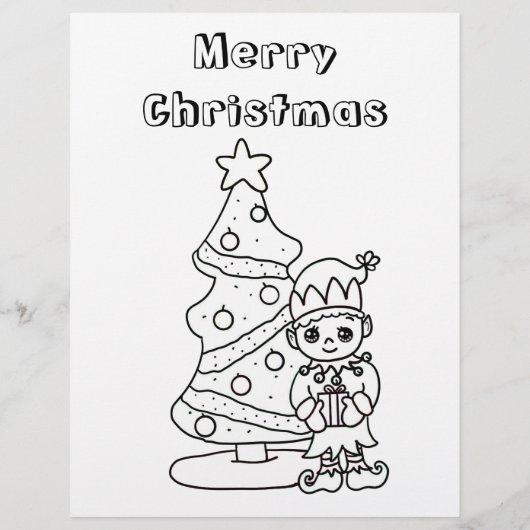 Persoonlijke brief van de Kerstman voor kinderen (Achterkant)