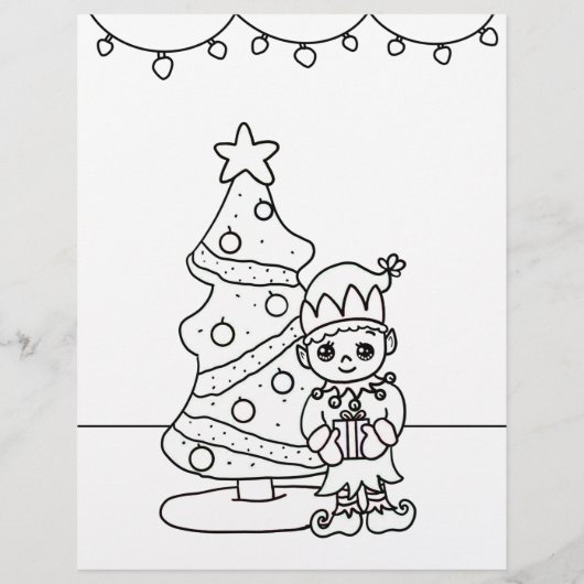 Persoonlijke brief van de Kerstman voor kinderen (Achterkant)