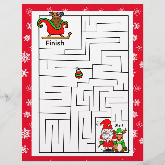 Persoonlijke brief van de Kerstman voor kinderen (Achterkant)