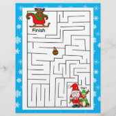 Persoonlijke brief van de Kerstman voor kinderen (Achterkant)