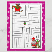 Persoonlijke brief van de Kerstman voor kinderen (Achterkant)