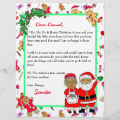 Persoonlijke brief van de Kerstman voor kinderen (Voorkant)