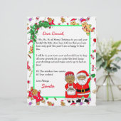 Persoonlijke brief van de Kerstman voor kinderen (Staand voorkant)