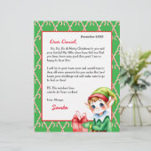 Persoonlijke brief van de Kerstman voor kinderen (Staand voorkant)