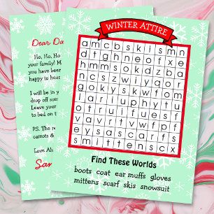 Persoonlijke brief van de Kerstman voor kinderen