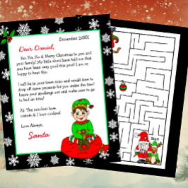 Persoonlijke brief van de Kerstman voor kinderen