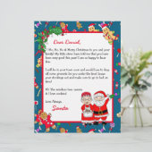 Persoonlijke brief van de Kerstman voor kinderen (Staand voorkant)