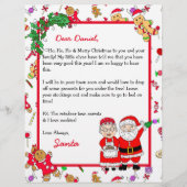 Persoonlijke brief van de Kerstman voor kinderen (Voorkant)