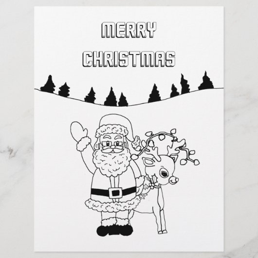 Persoonlijke brief van de Kerstman voor kinderen (Achterkant)