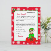Persoonlijke brief van de Kerstman voor kinderen (Staand voorkant)