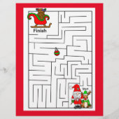 Persoonlijke brief van de Kerstman voor kinderen (Achterkant)