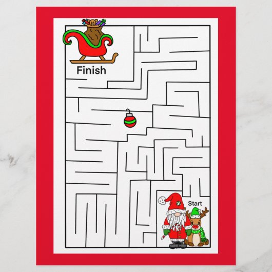 Persoonlijke brief van de Kerstman voor kinderen (Achterkant)