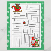 Persoonlijke brief van de Kerstman voor kinderen (Achterkant)