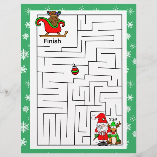 Persoonlijke brief van de Kerstman voor kinderen (Achterkant)