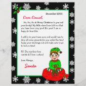 Persoonlijke brief van de Kerstman voor kinderen (Voorkant)