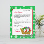 Persoonlijke brief van de Kerstman voor kinderen (Staand voorkant)