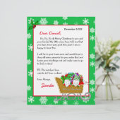 Persoonlijke brief van de Kerstman voor kinderen (Staand voorkant)