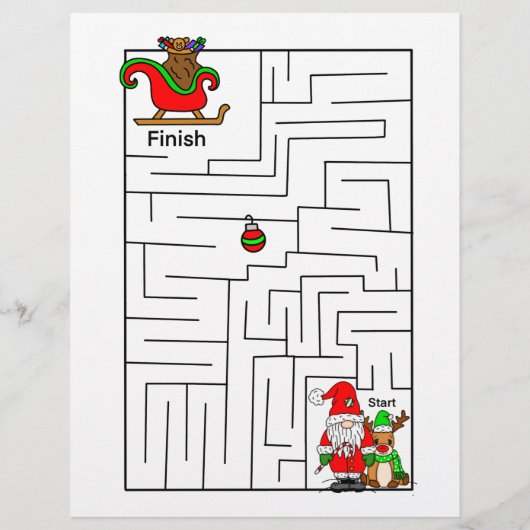 Persoonlijke brief van de Kerstman voor kinderen (Achterkant)