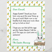 Persoonlijke brief van de paashaas (Voorkant)