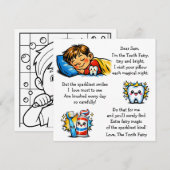 Persoonlijke brief van de Tandfee (Voorkant / Achterkant)