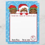 Persoonlijke brief van de Zwarte Kerstman (Voorkant / Achterkant)