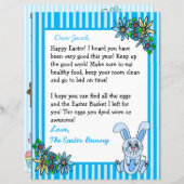 Persoonlijke brief van paasbunny 2 Sided (Voorkant / Achterkant)
